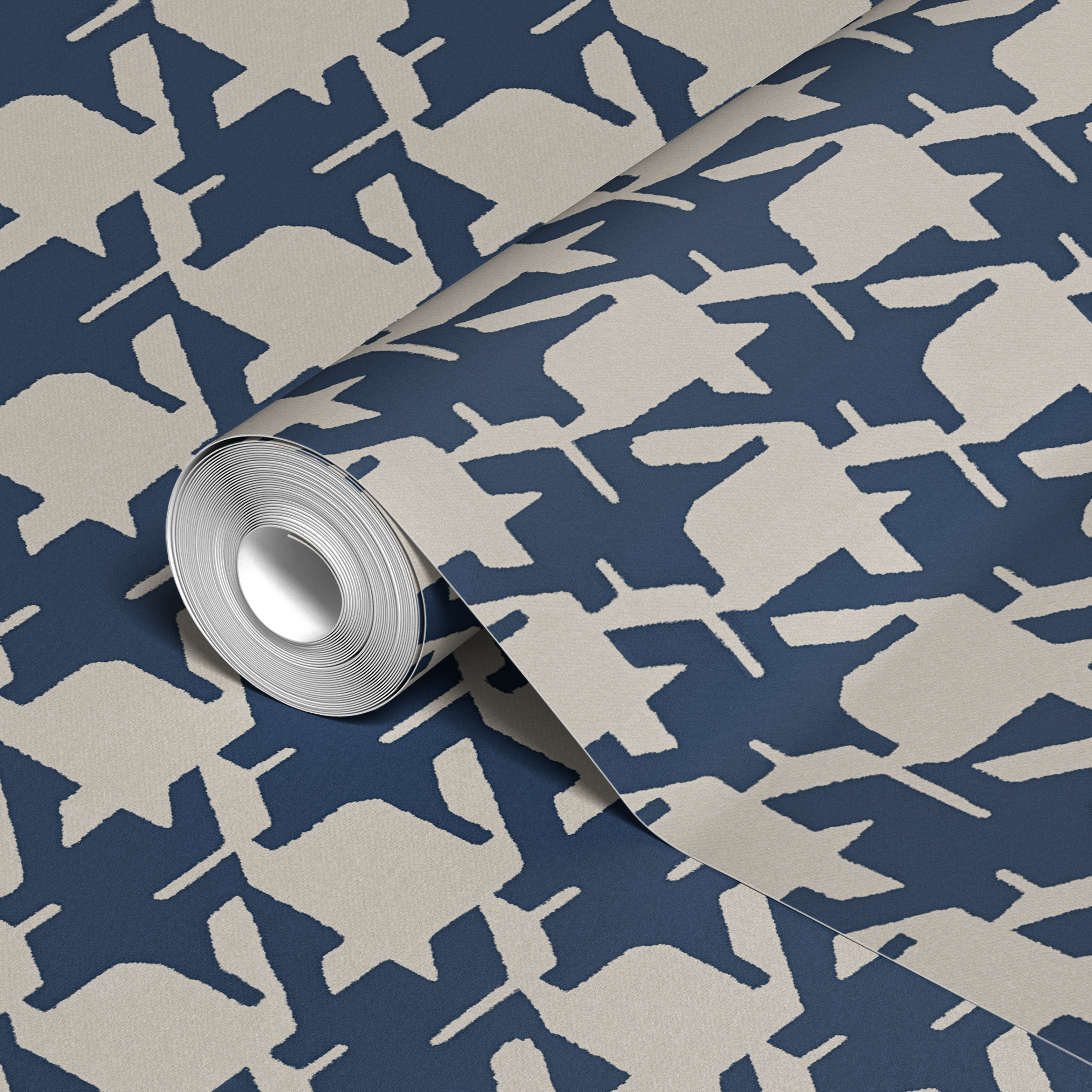  wallpaper roll closeup mockup