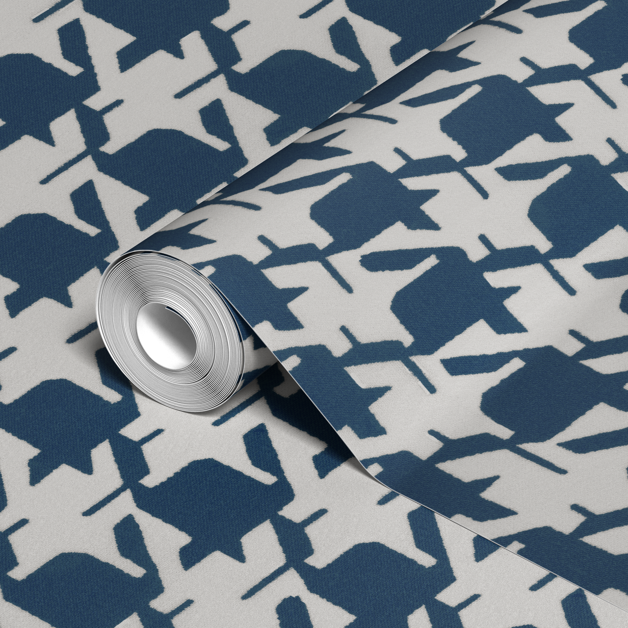  wallpaper roll closeup mockup