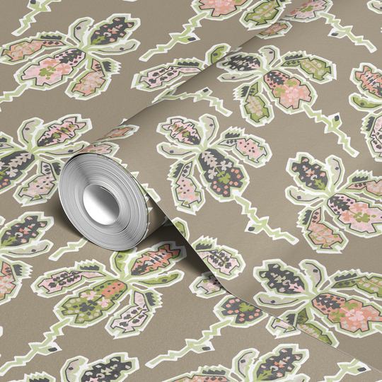  wallpaper roll closeup mockup