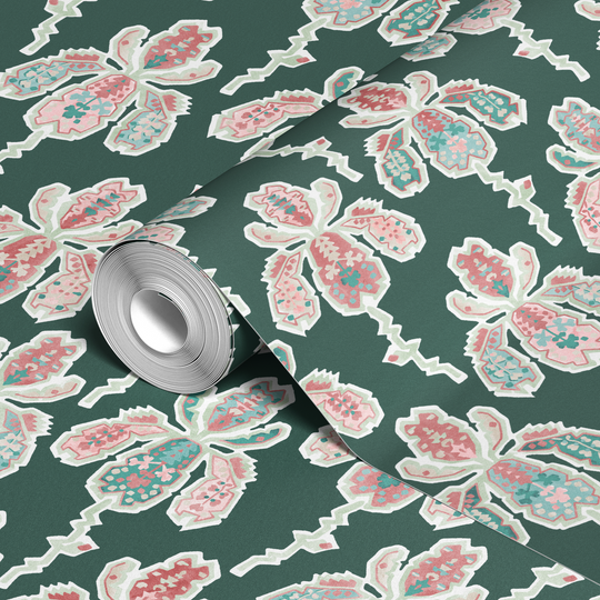  wallpaper roll closeup mockup