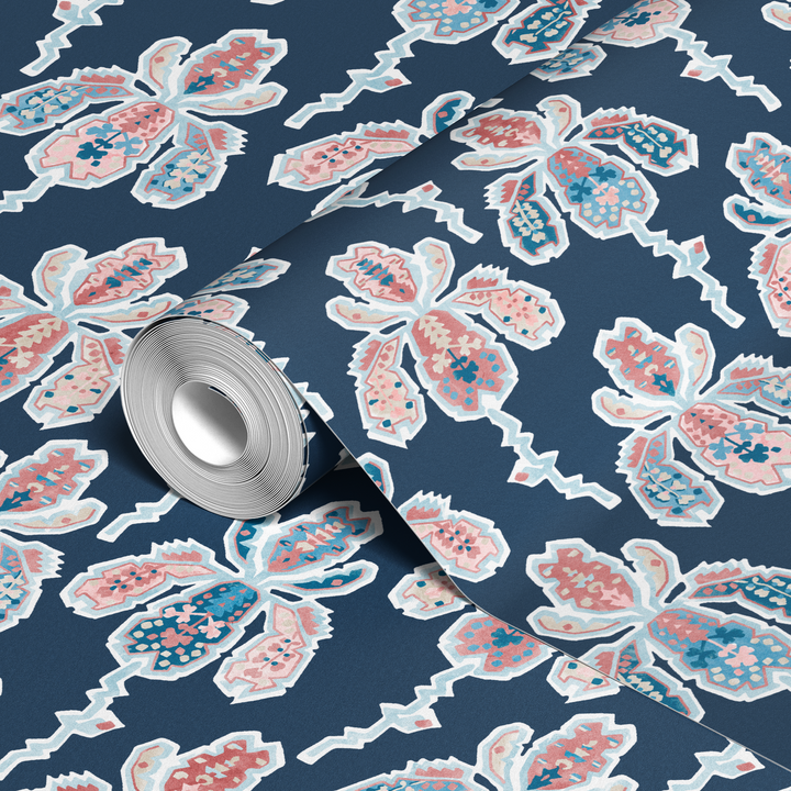  wallpaper roll closeup mockup