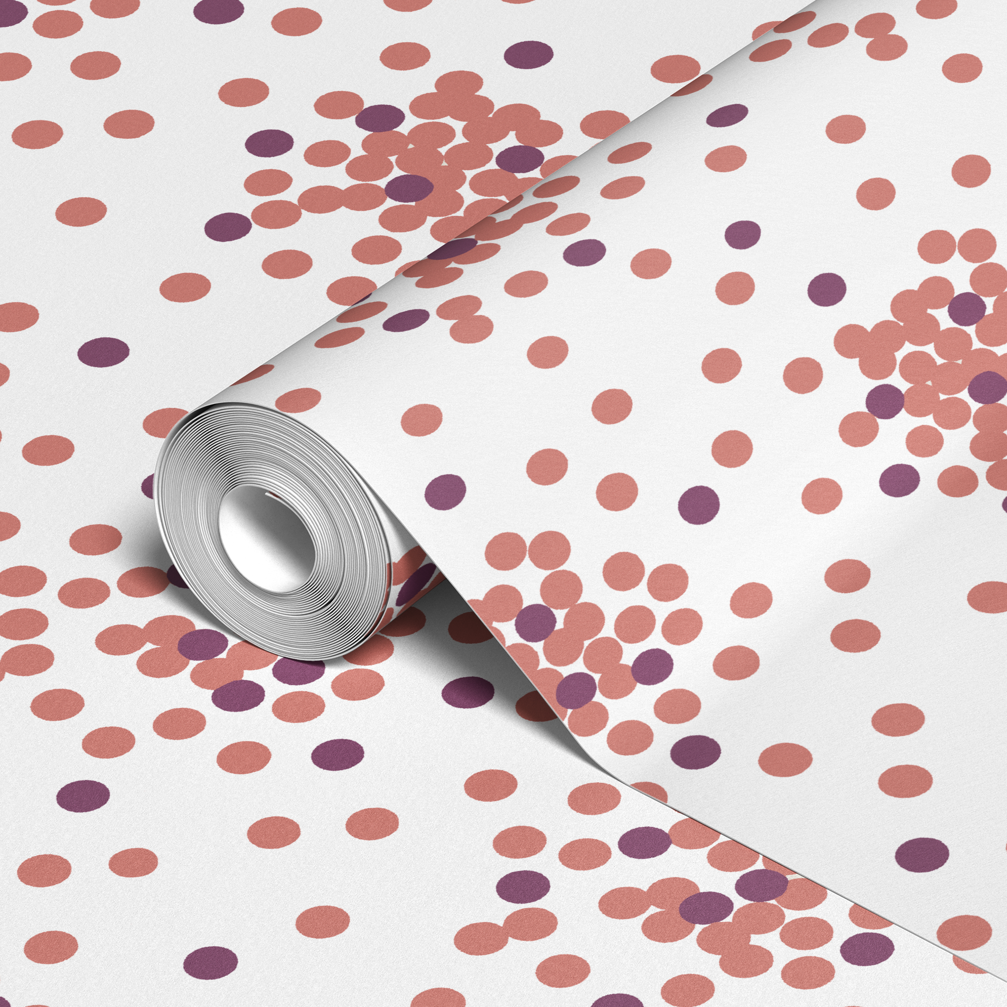  wallpaper roll closeup mockup