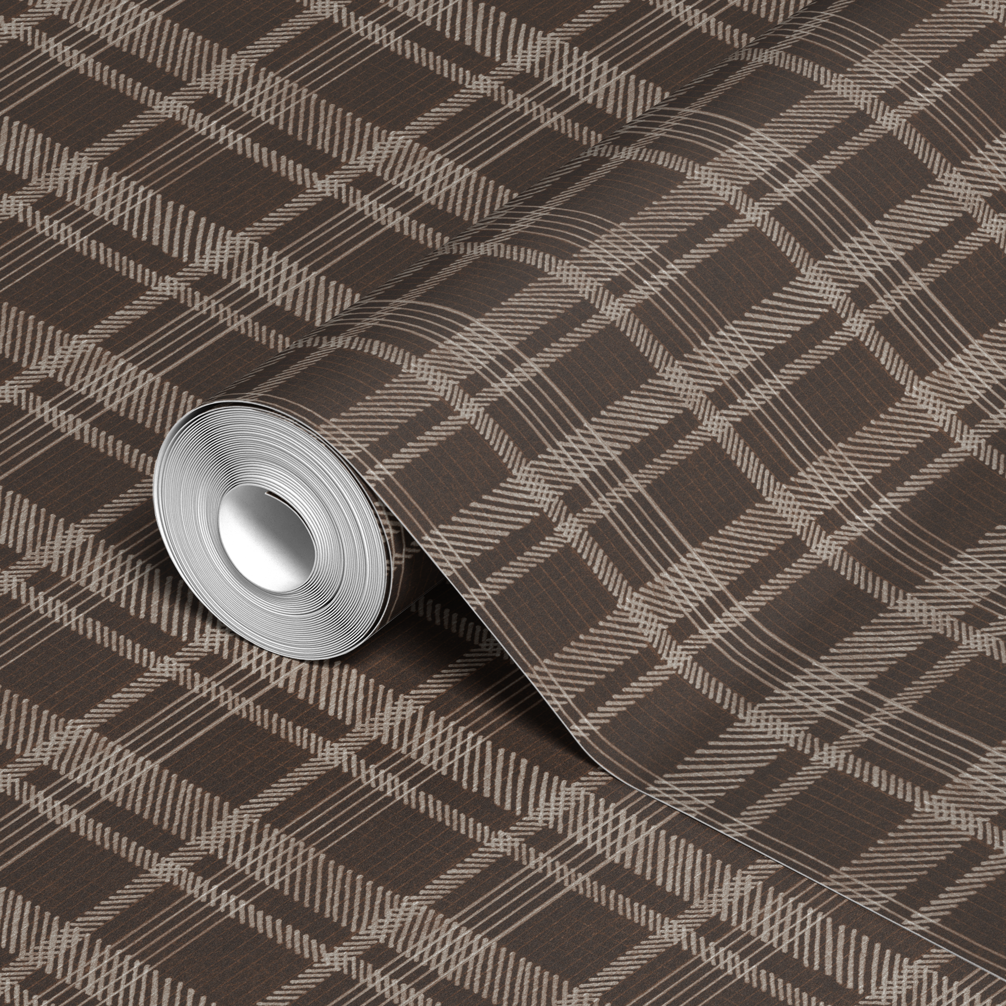  wallpaper roll closeup mockup