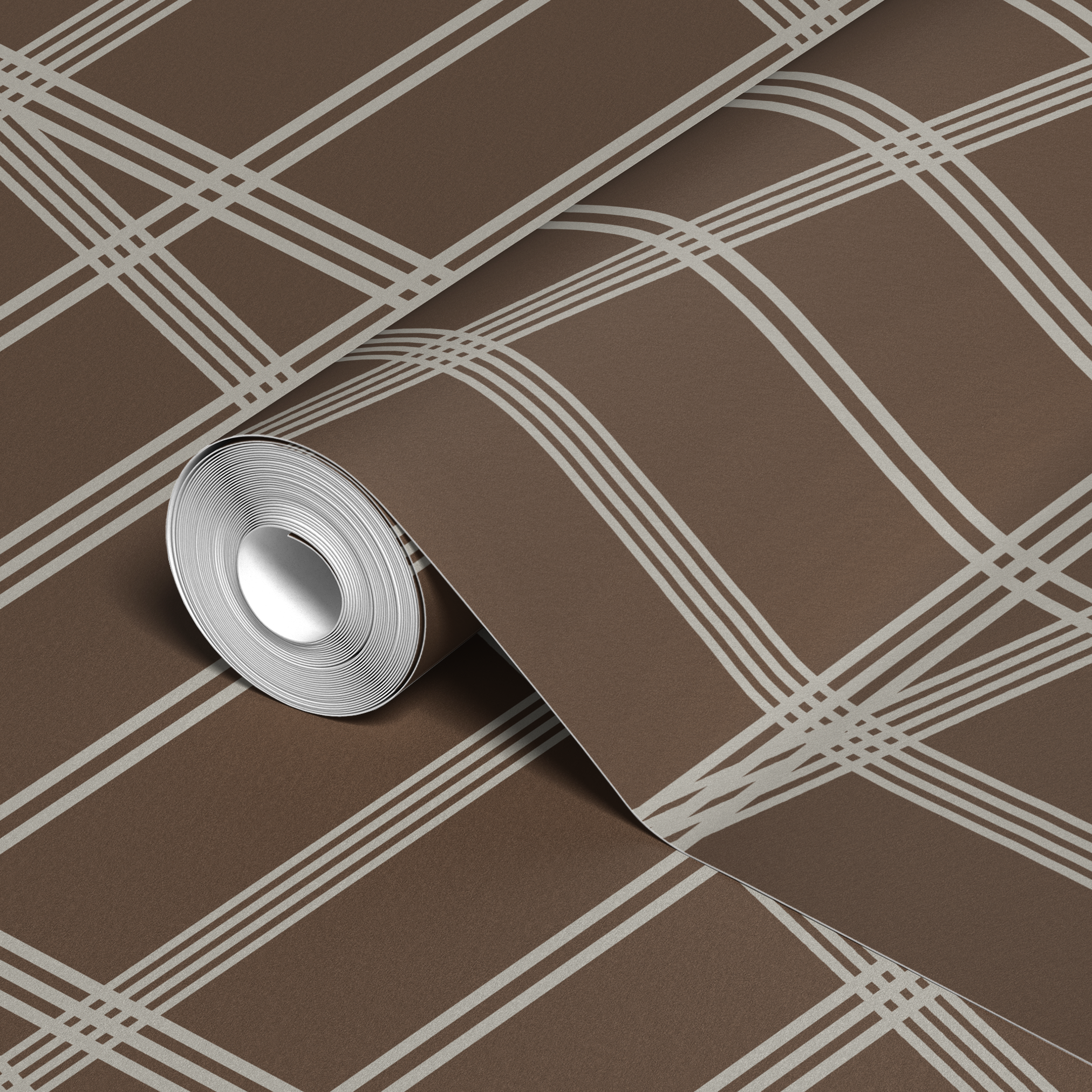  wallpaper roll closeup mockup