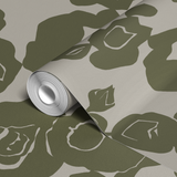  wallpaper roll closeup mockup