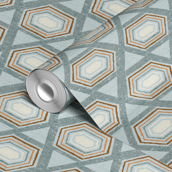  wallpaper roll closeup mockup