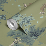  wallpaper roll closeup mockup