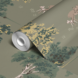  wallpaper roll closeup mockup