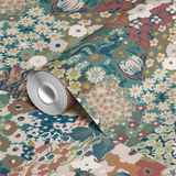  wallpaper roll closeup mockup