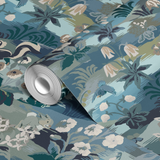  wallpaper roll closeup mockup