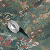  wallpaper roll closeup mockup