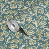  wallpaper roll closeup mockup