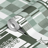  wallpaper roll closeup mockup