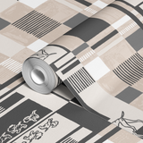  wallpaper roll closeup mockup