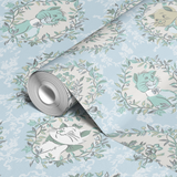  wallpaper roll closeup mockup