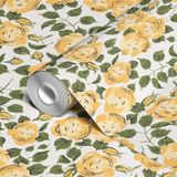  wallpaper roll closeup mockup