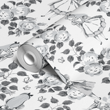  wallpaper roll closeup mockup