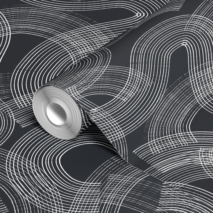  wallpaper roll closeup mockup