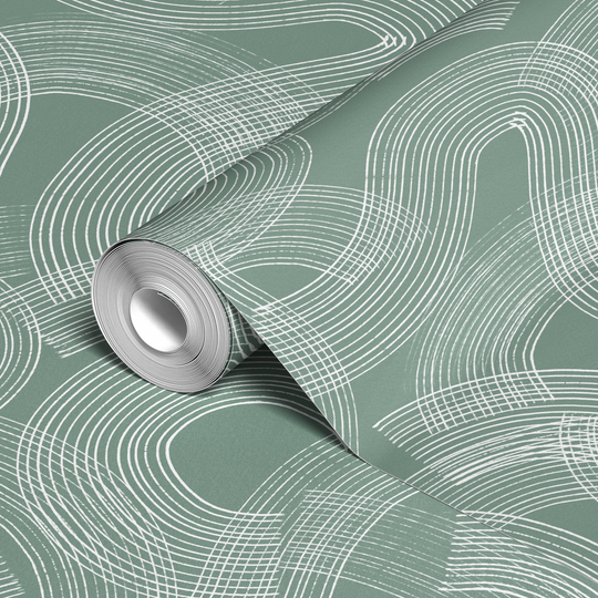  wallpaper roll closeup mockup