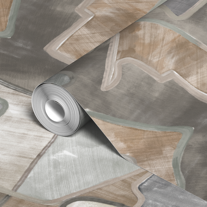  wallpaper roll closeup mockup