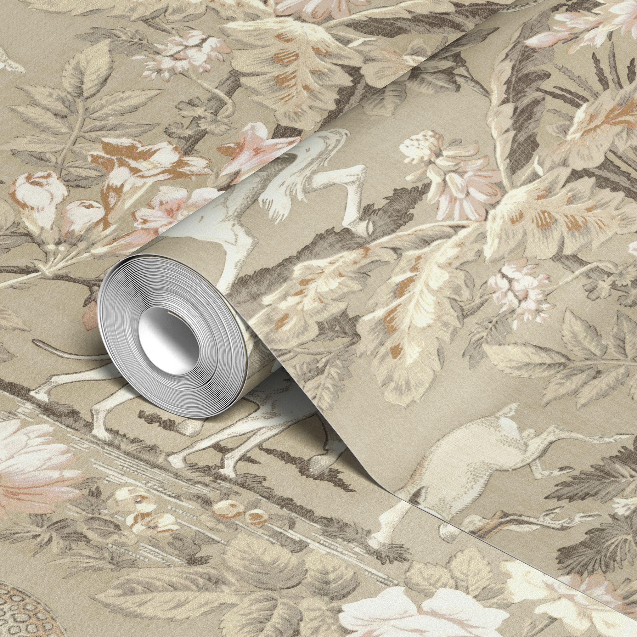  wallpaper roll closeup mockup