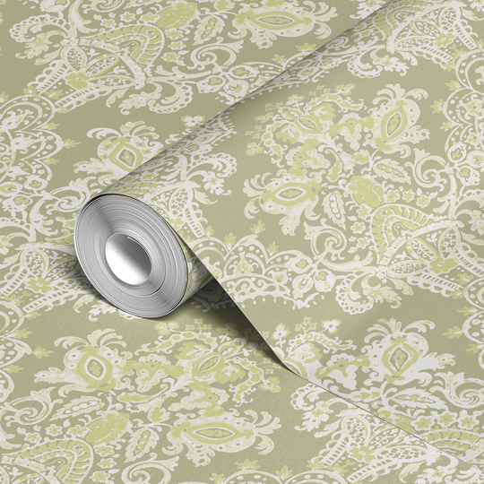  wallpaper roll closeup mockup