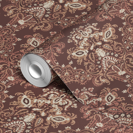  wallpaper roll closeup mockup