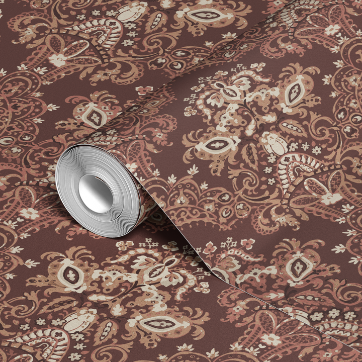  wallpaper roll closeup mockup