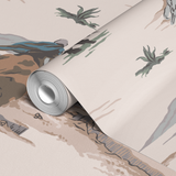  wallpaper roll closeup mockup