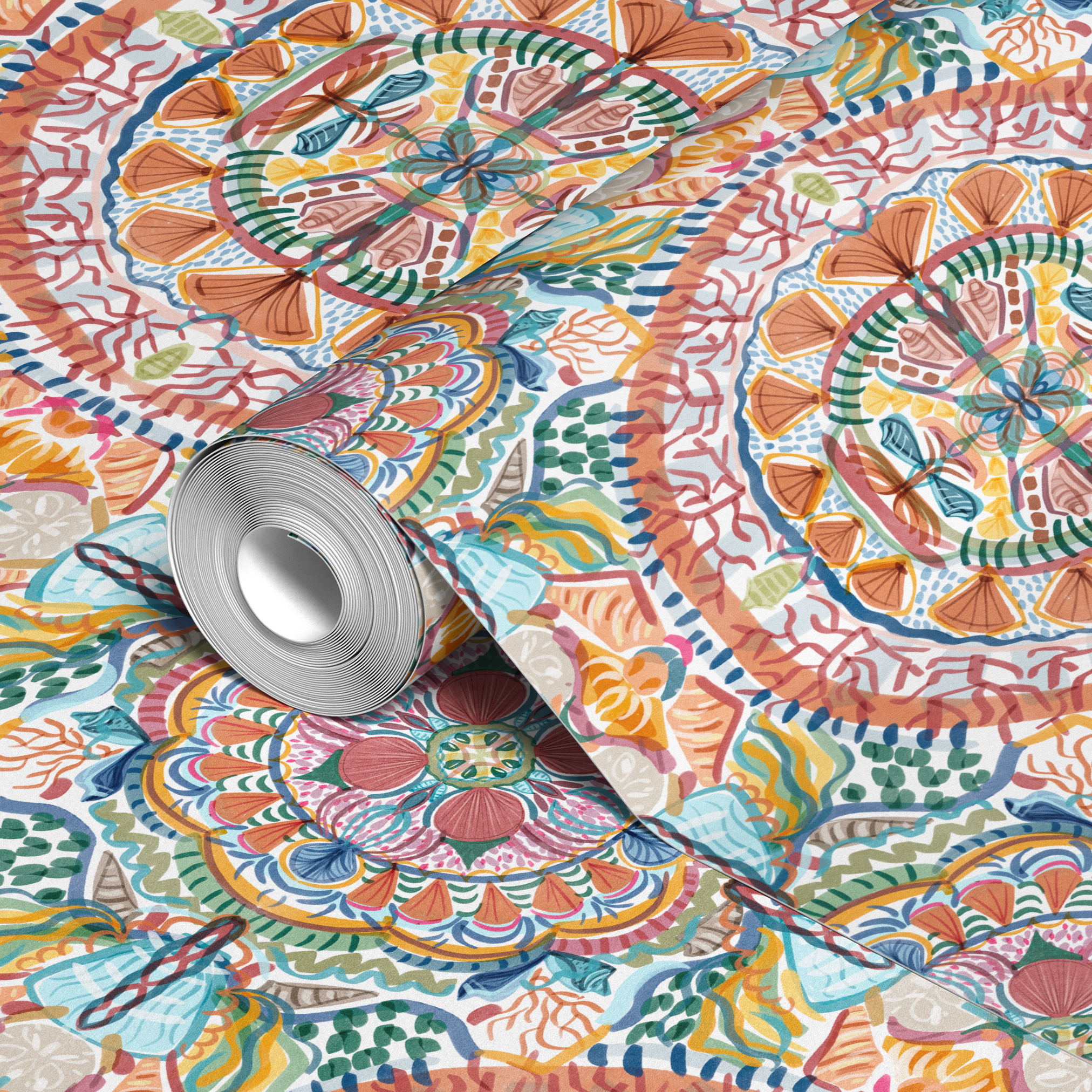  wallpaper roll closeup mockup 24in