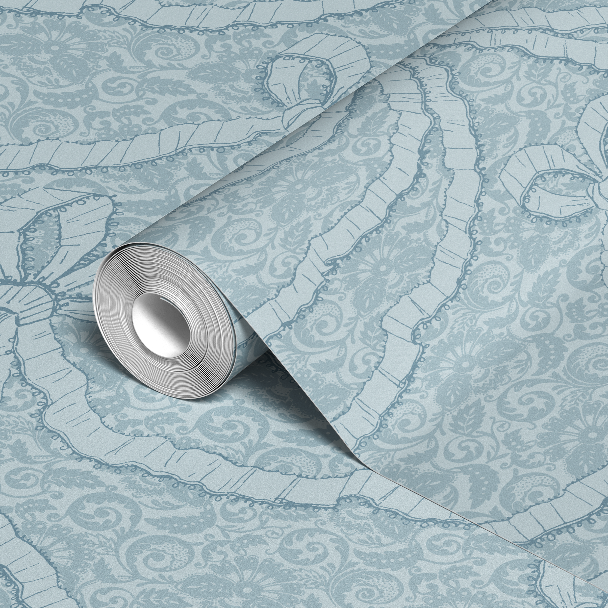  wallpaper roll closeup mockup 24in