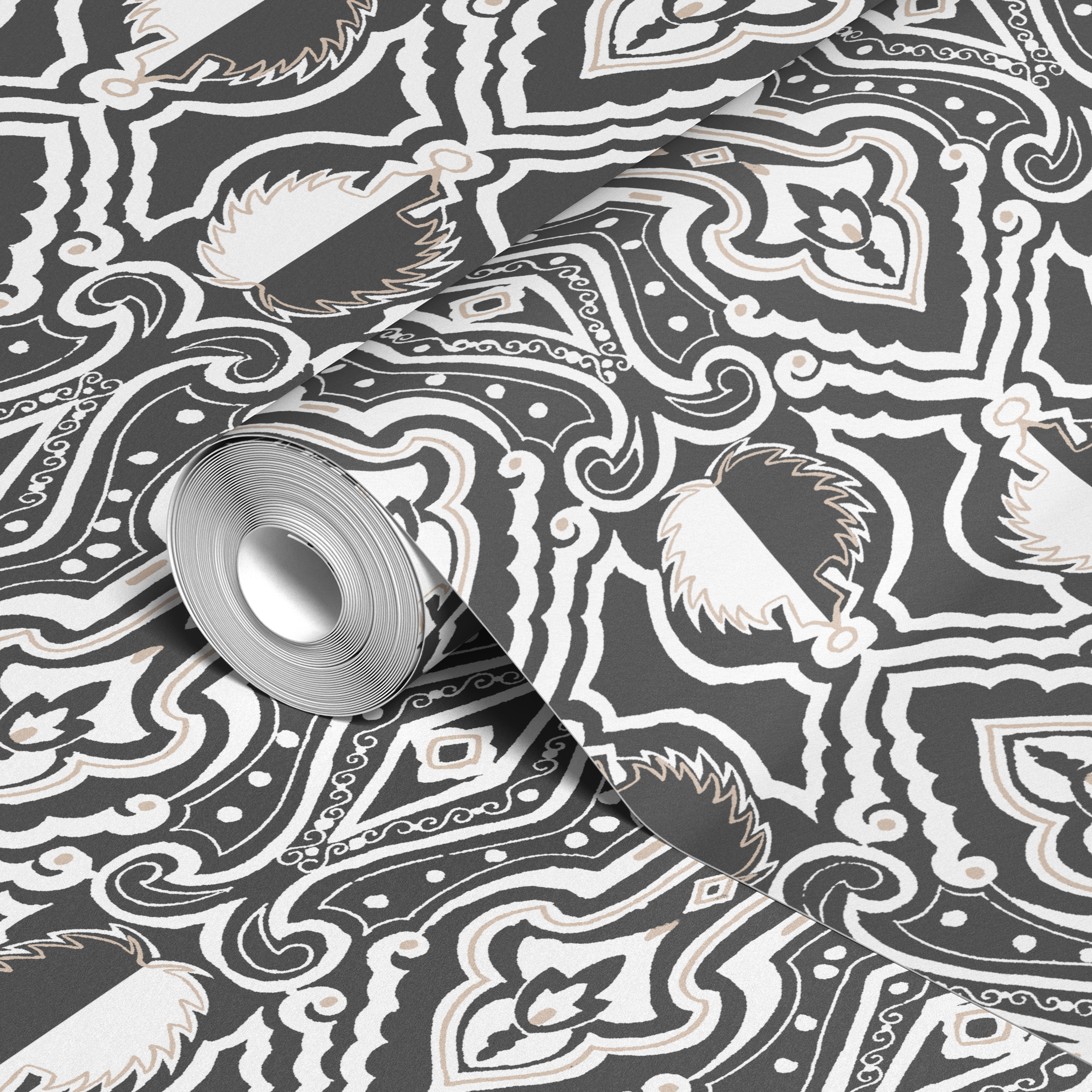  wallpaper roll closeup mockup 24in