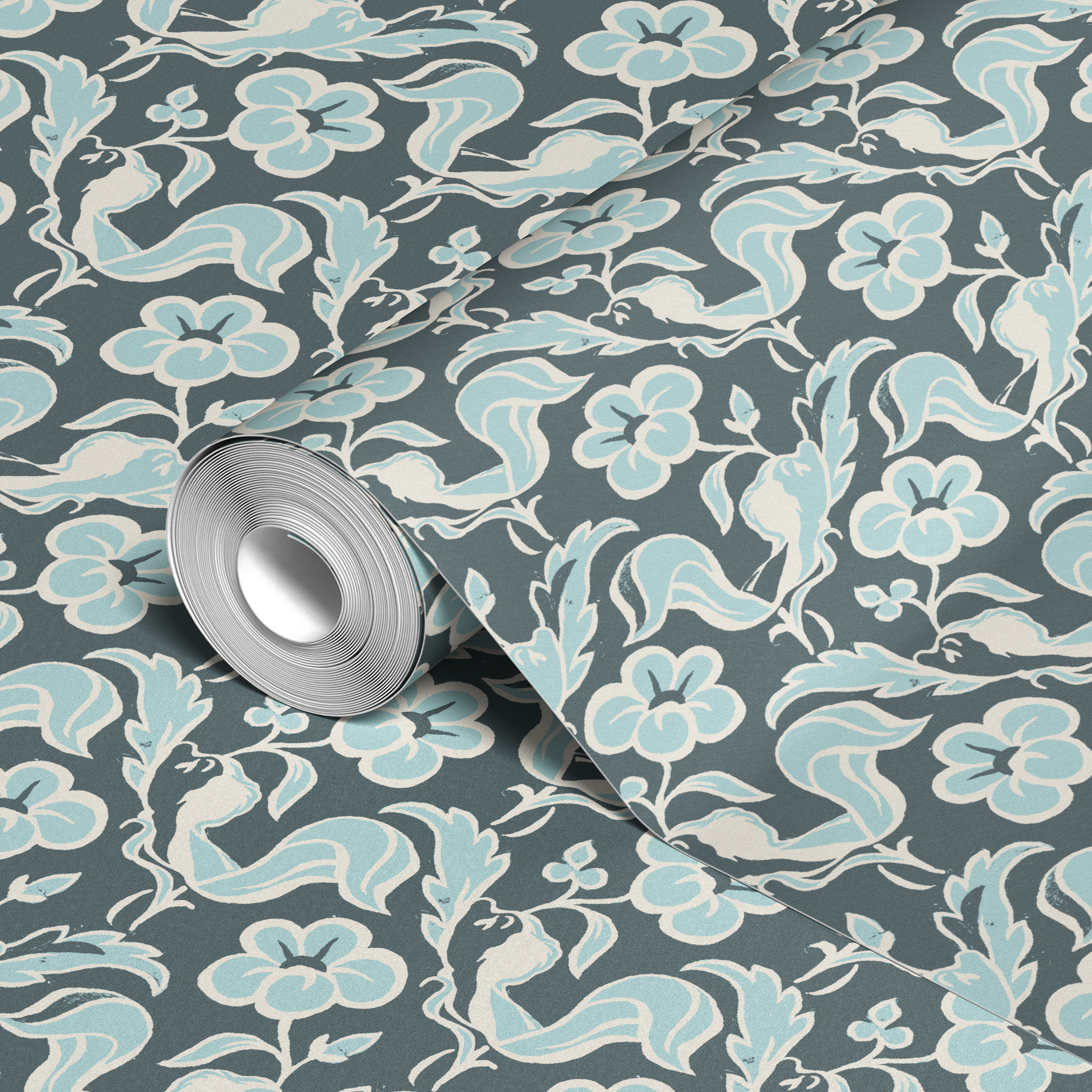  wallpaper roll closeup mockup 24in