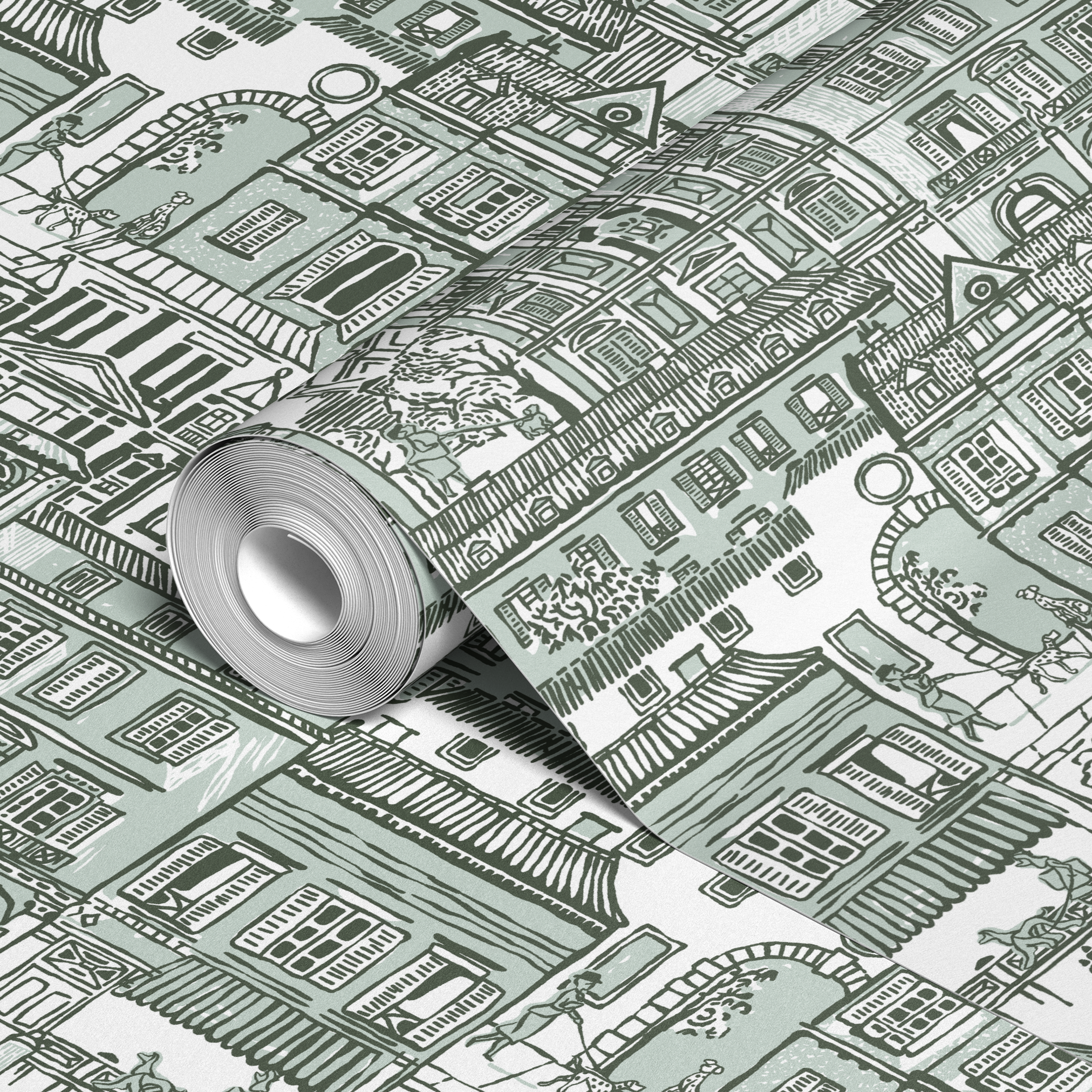  wallpaper roll closeup mockup 24in