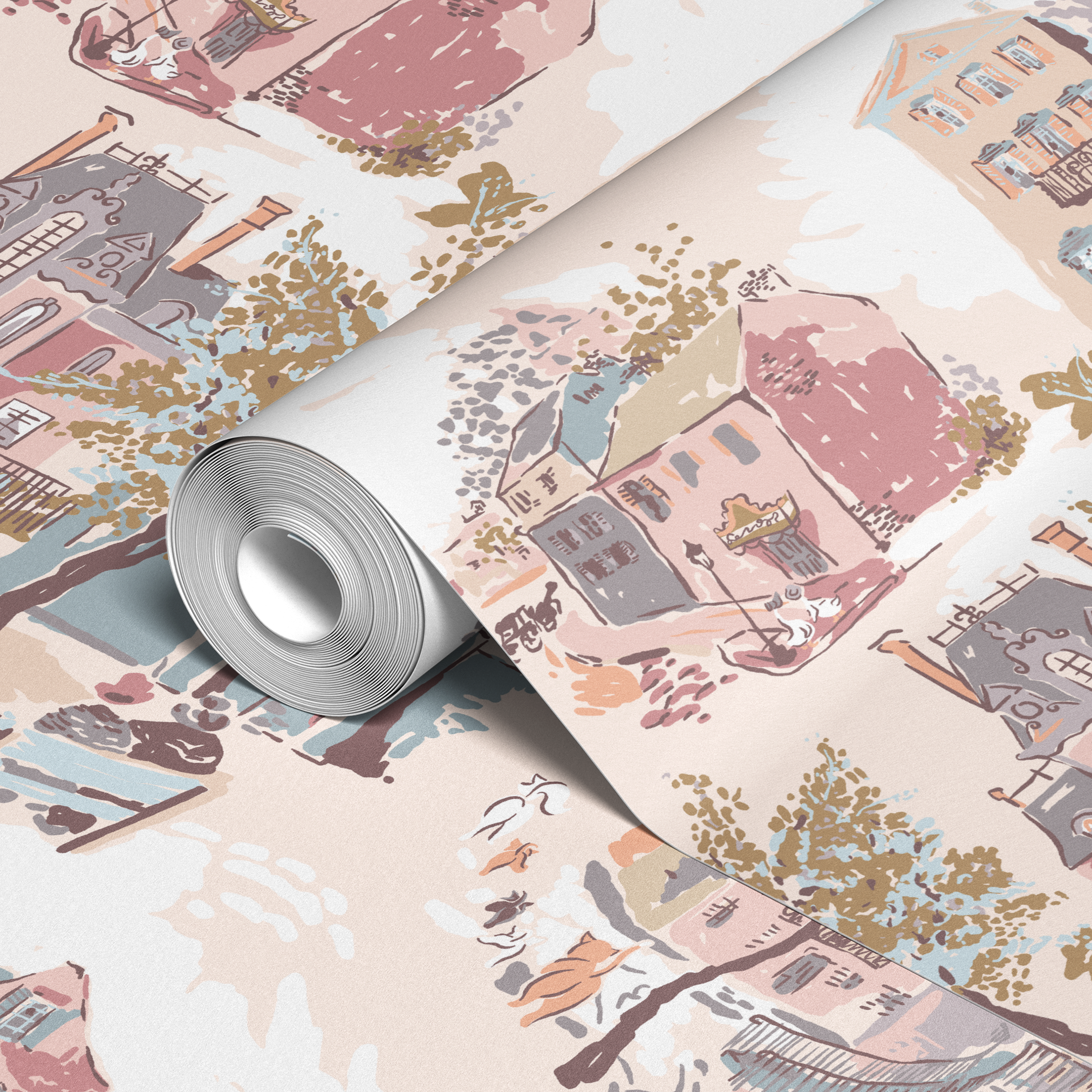  wallpaper roll closeup mockup 24in