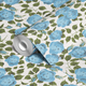 Disney | Baxter Mill - Alice in Wonderland - Roses Blue Wallpaper