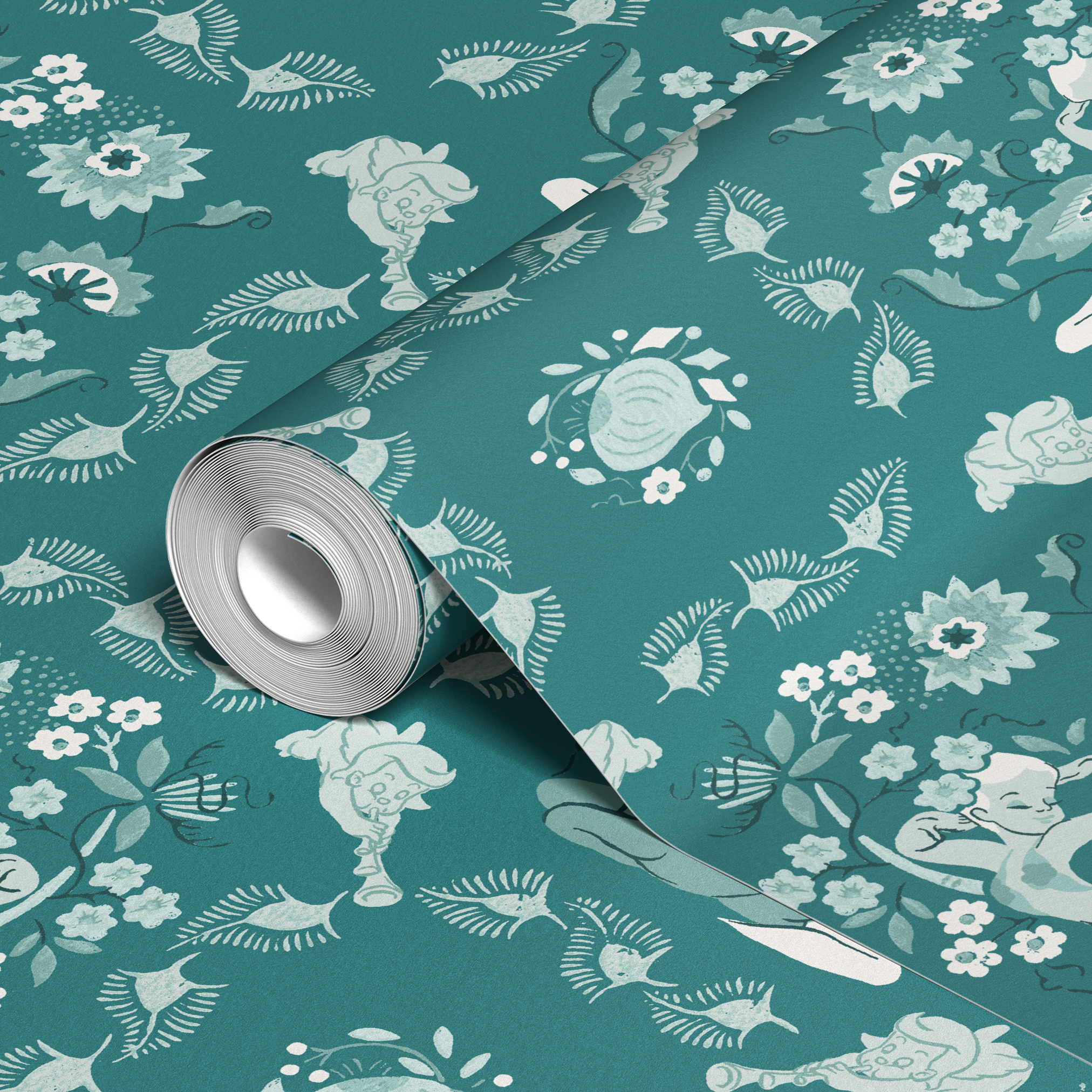  wallpaper roll closeup mockup 24in