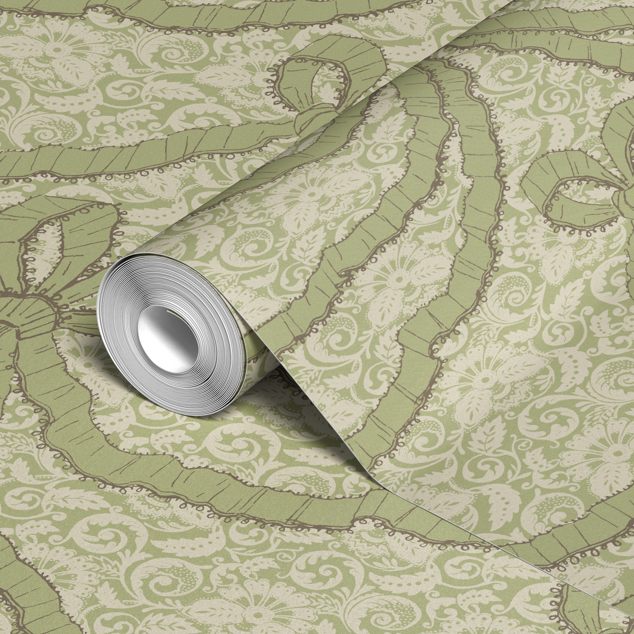  wallpaper roll closeup mockup 24in