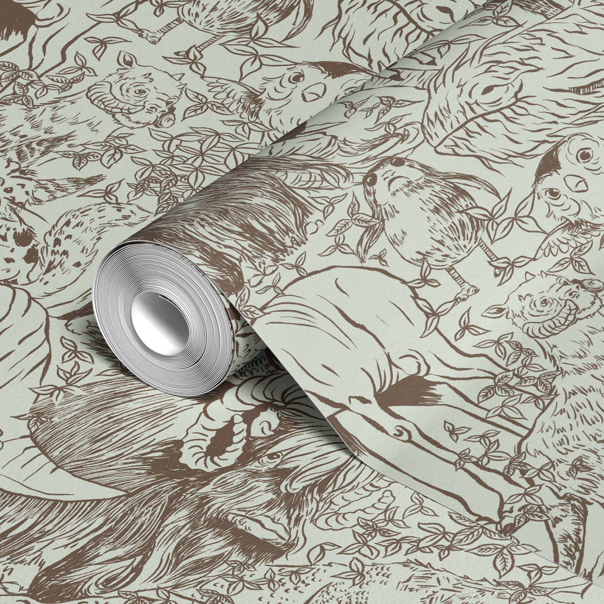  wallpaper roll closeup mockup 24in