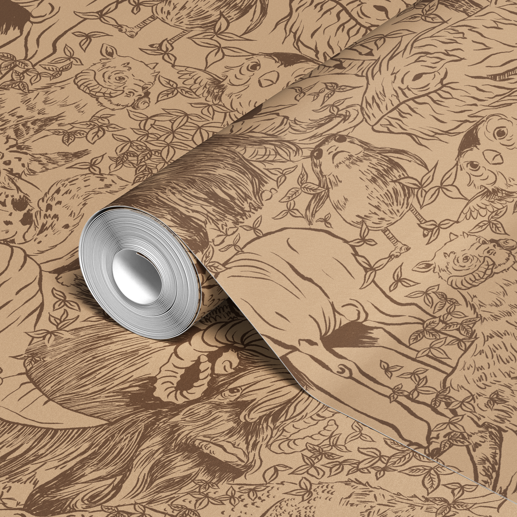  wallpaper roll closeup mockup 24in