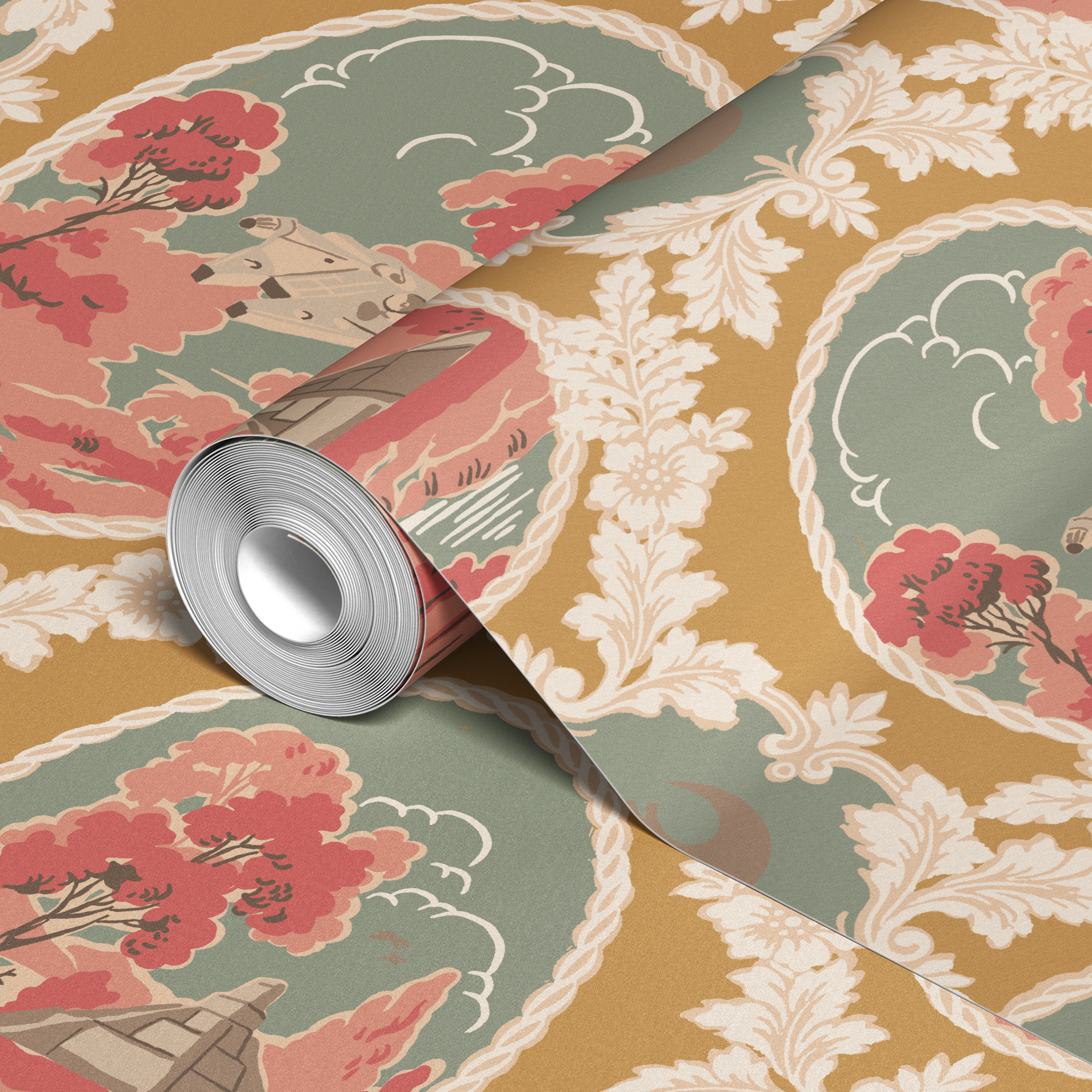  wallpaper roll closeup mockup 24in