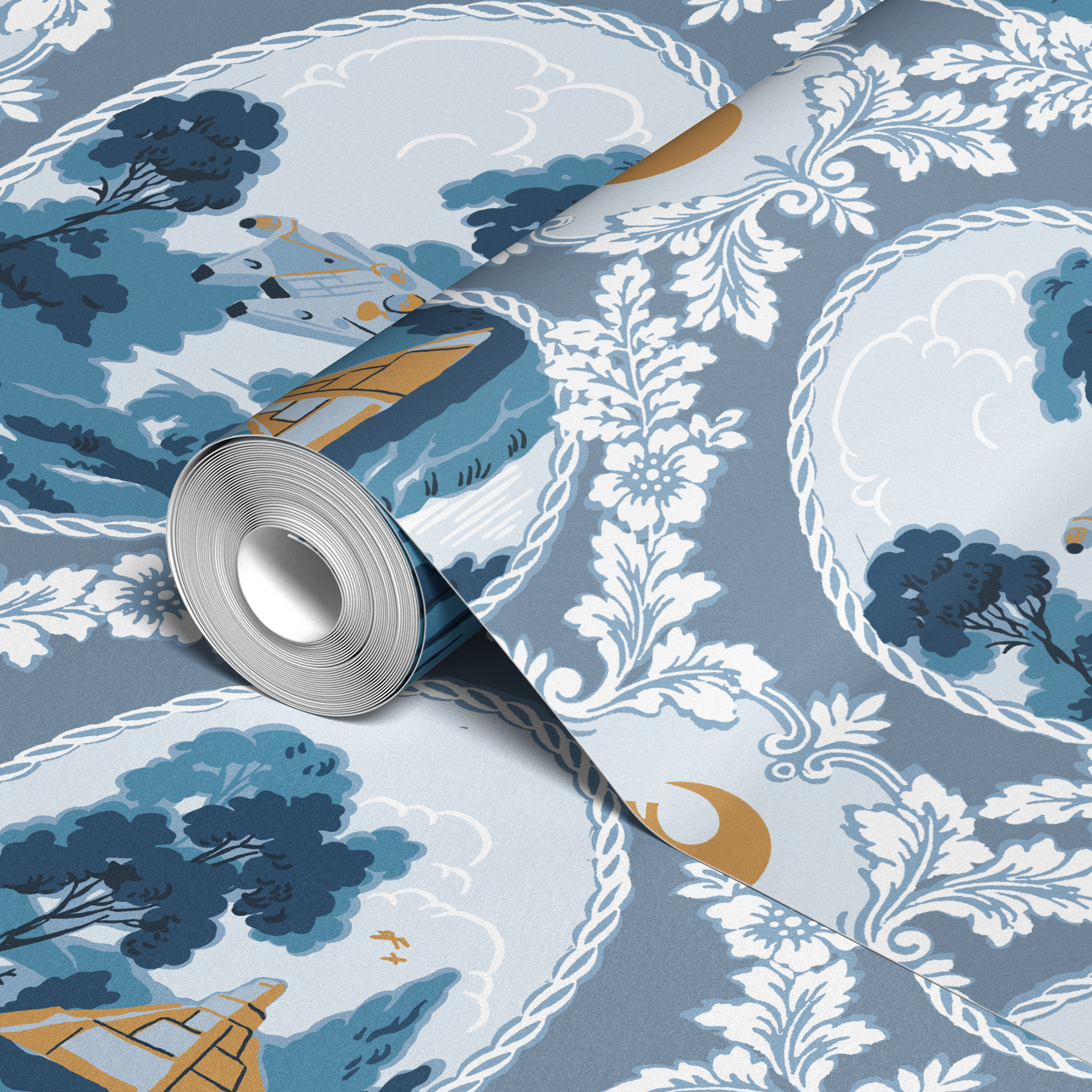  wallpaper roll closeup mockup 24in