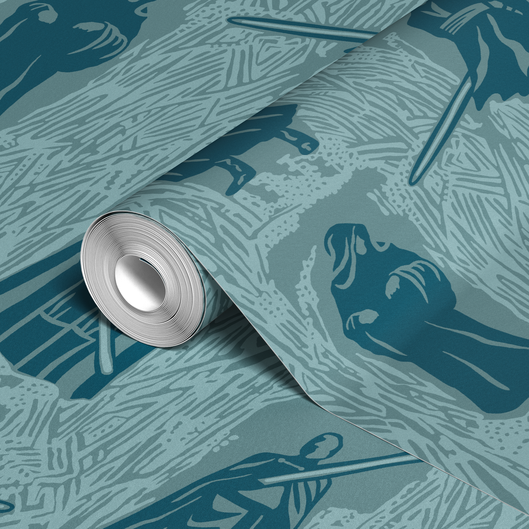  wallpaper roll closeup mockup 24in