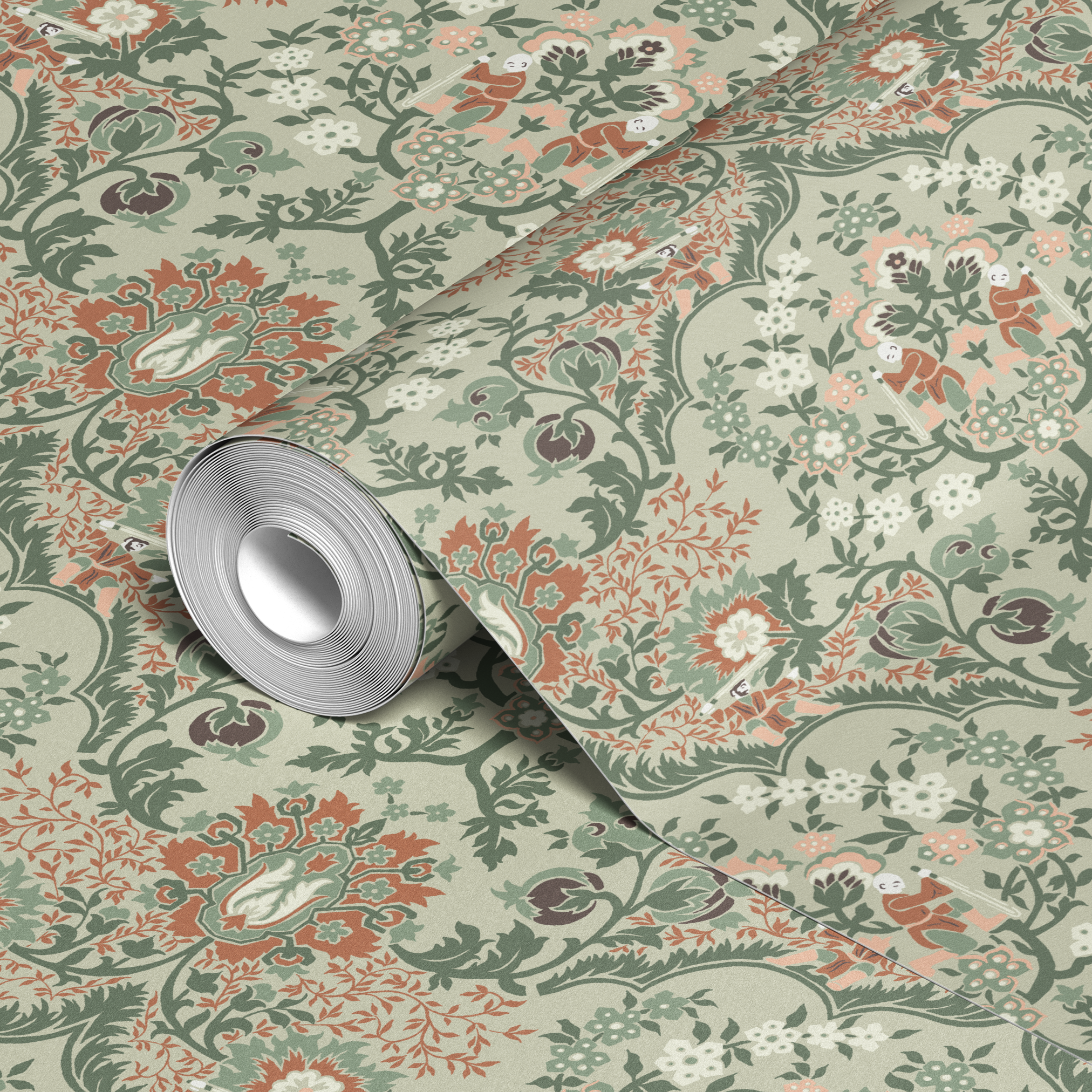  wallpaper roll closeup mockup 24in