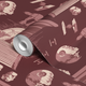 STAR WARS™ | Baxter Mill - Empire - Galactic Empire Singed Red Wallpaper