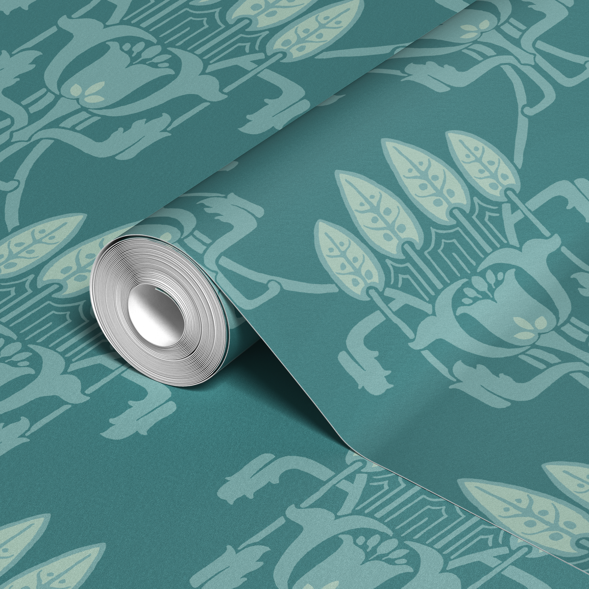  wallpaper roll closeup mockup 24in