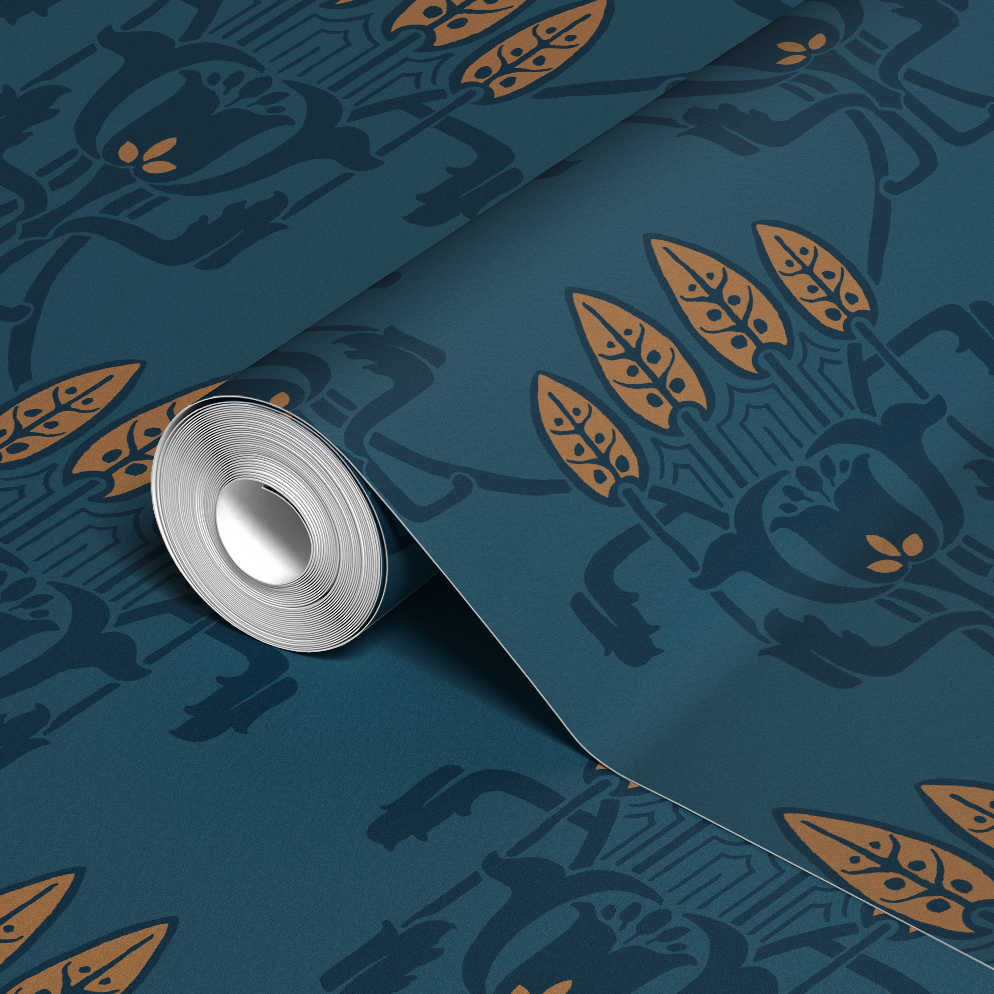  wallpaper roll closeup mockup 24in