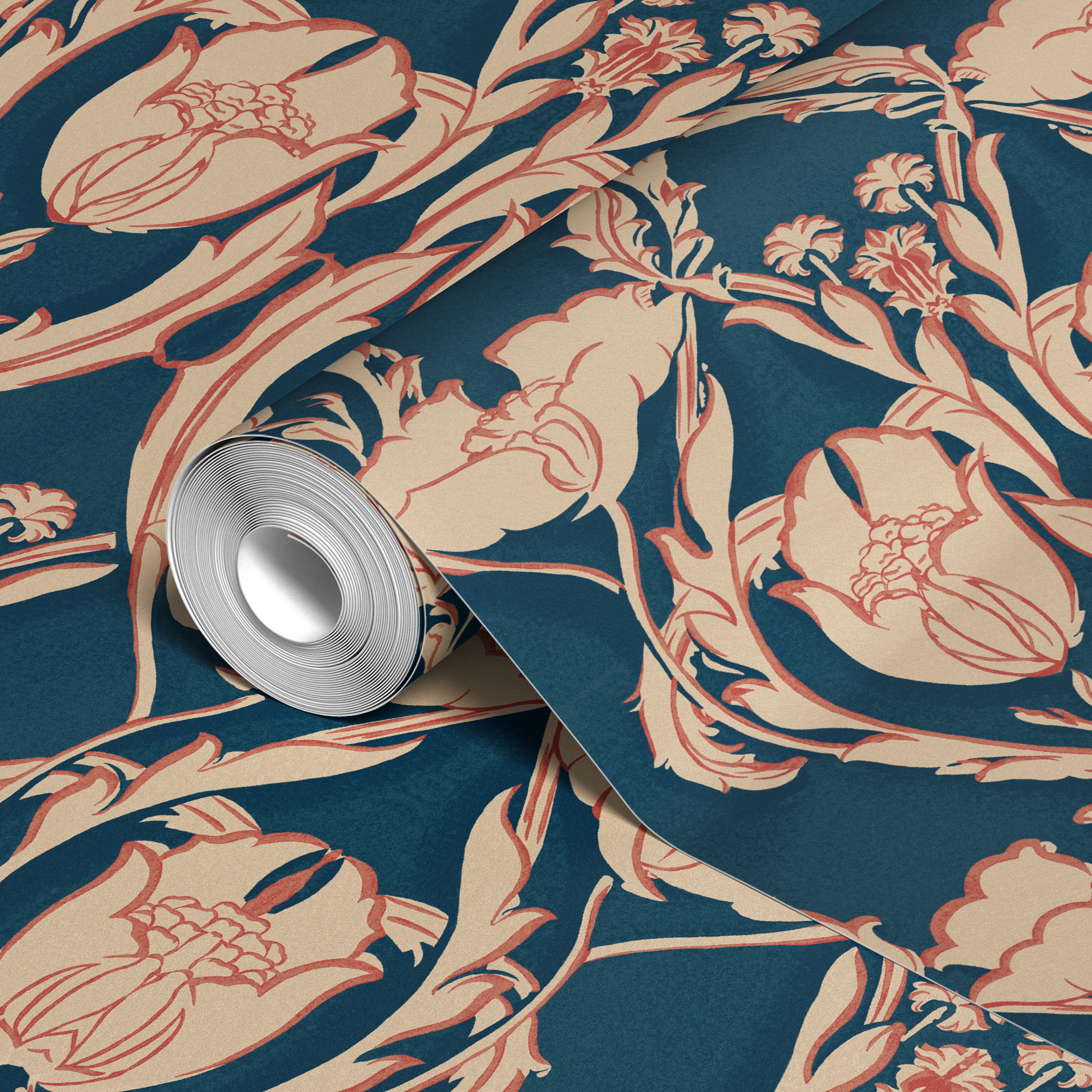  wallpaper roll closeup mockup 24in