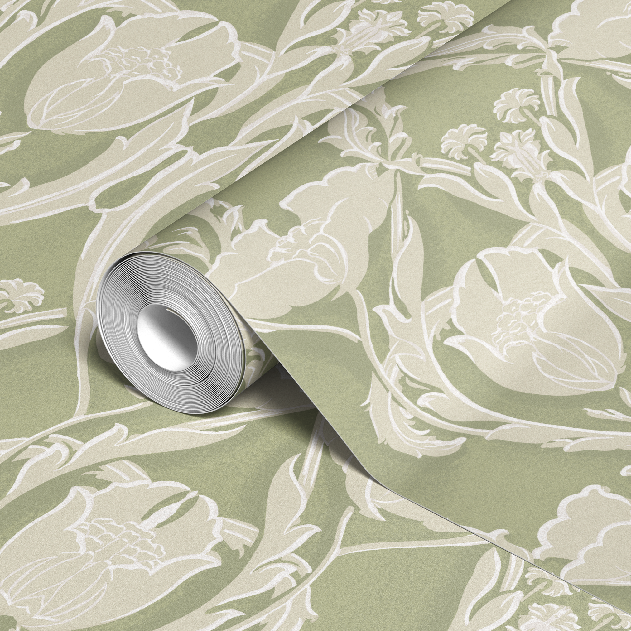  wallpaper roll closeup mockup 24in
