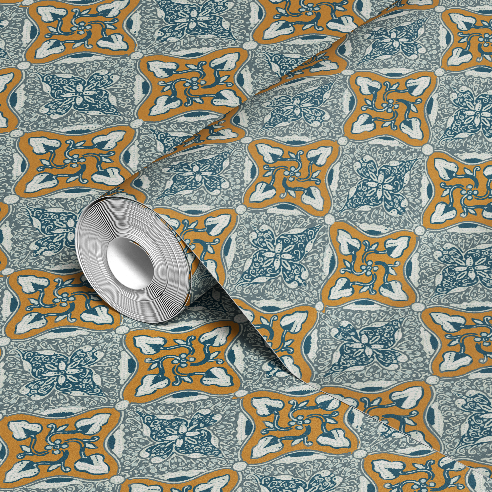 wallpaper roll closeup mockup 24in
